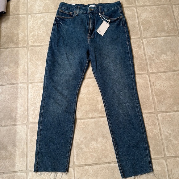 NWT Good American Good Classic medium wash jeans size 12/31 - Picture 2 of 10